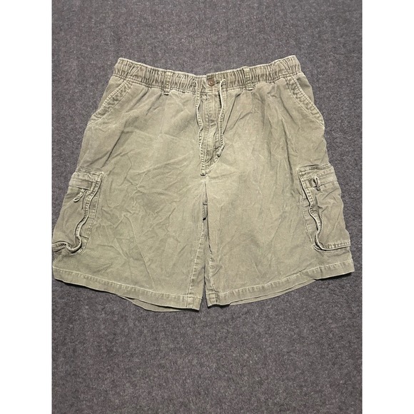 ocean pacific Other - Ocean pacific cargo corduroy shorts mens green loose drawstring XL cotton